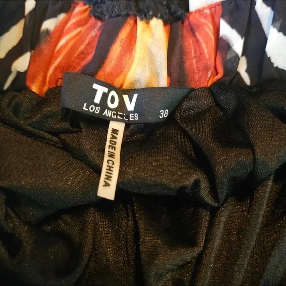 TOV Holy Multicolor Halter Maxi Dress - Picture 3 of 8